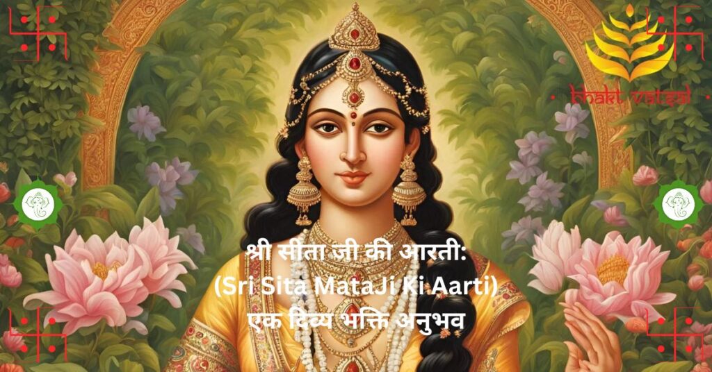 श्री सीता जी की आरती:(Sri Sita MataJi Ki Aarti)एक दिव्य भक्ति अनुभव