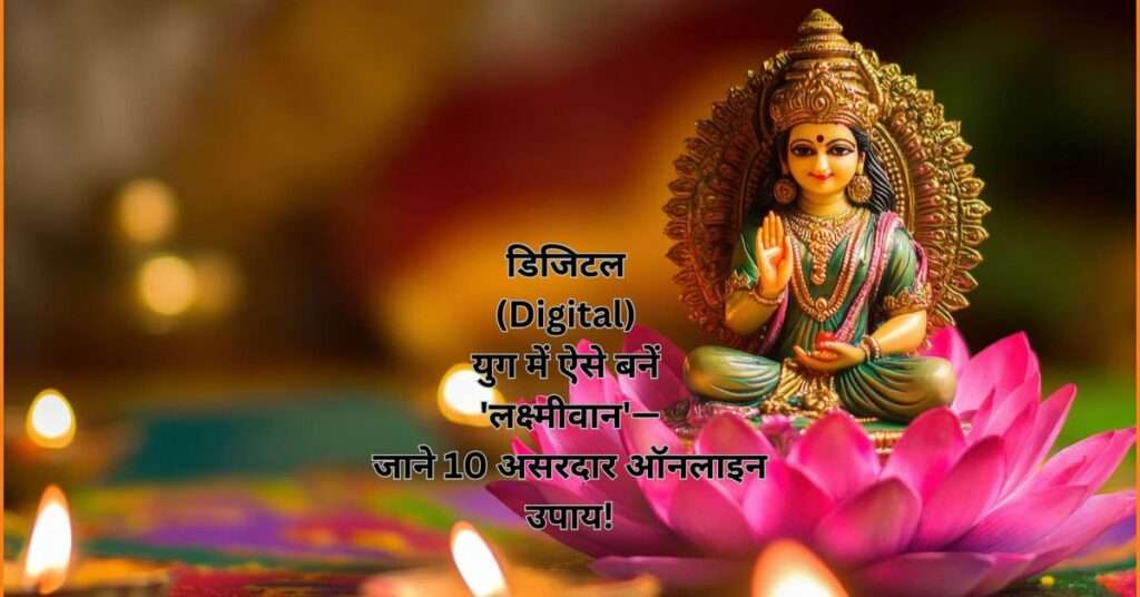 डिजिटल (Digital) युग में ऐसे बनें 'लक्ष्मीवान'—जाने 10 असरदार ऑनलाइन उपाय!