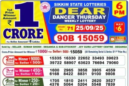 Lottery Result 6pm 2025 09 25