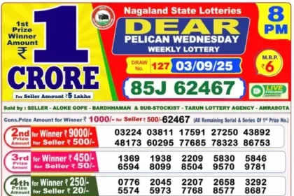 Lottery Result 8pm 2025 09 03