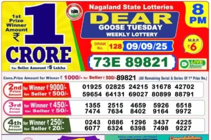 Lottery Result 8pm 2025 09 09
