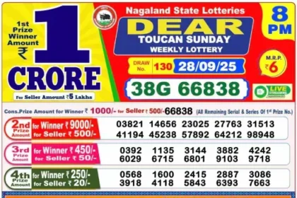 Lottery Result 8pm 2025 09 28