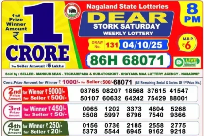 Lottery Result 8pm 2025 10 04