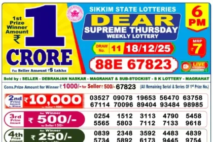 Lottery Result 6pm 2025 12 18 420x280