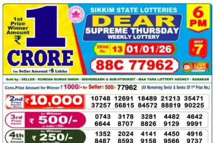 Lottery Result 6pm 2026 01 01 420x280