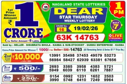 Lottery Result 1pm 2026 02 19 420x280