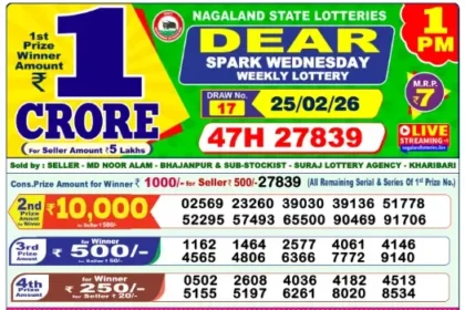 Lottery Result 1pm 2026 02 25 420x280