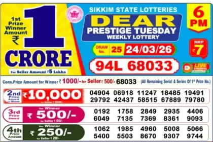 Lottery Result 6pm 2026 03 24 420x280
