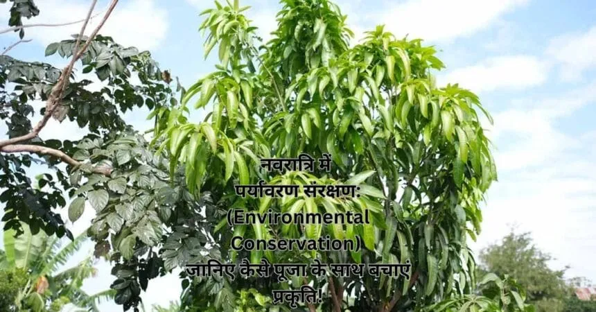 नवरात्रि में पर्यावरण संरक्षण: (Environmental Conservation) जानिए कैसे पूजा के साथ बचाएं प्रकृति!